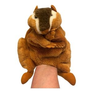 Chipmunk Plush Hand Puppet Folktails Folkmannis Stuffed Animal Toy
